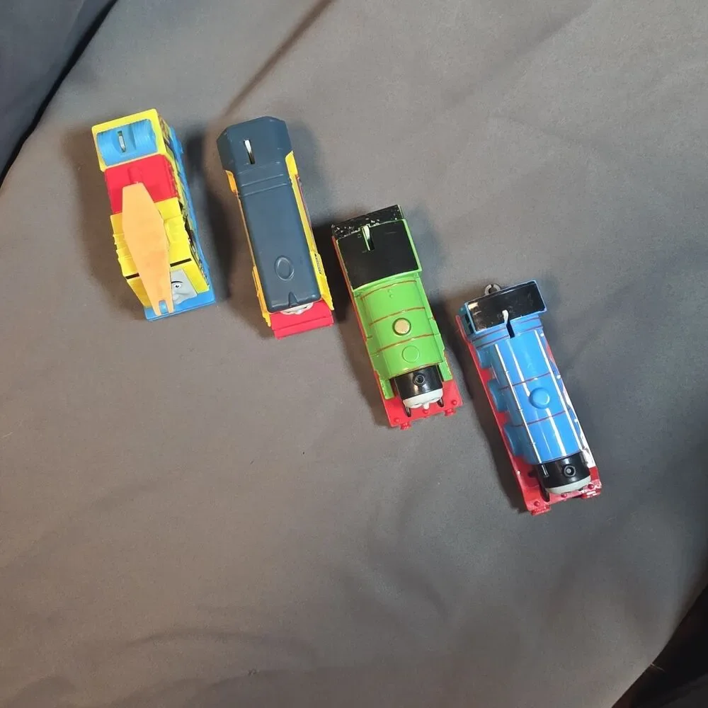 Thomas & Friends TrackMaster Motorized Train Lot Thomas Percy Rebecca Kevin Cran